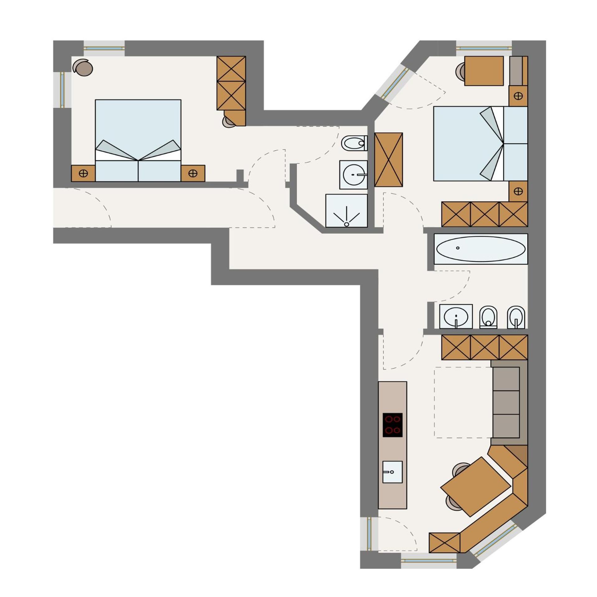 Apartment Ruiel Santa Cristina Val Gardena Luaran gambar